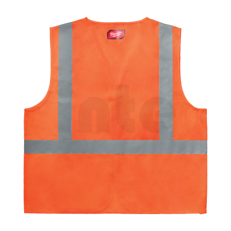 MILWAUKEE Pracovní vesta s vysokou viditelností oranžová 4XL/5XL 4932498001