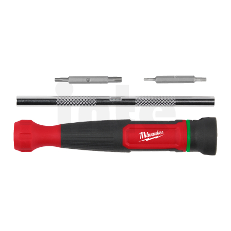 MILWAUKEE Přesný multibitový šroubovák Torx 4 v 1 4932498175