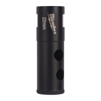 MILWAUKEE Diamantový vrták pro suché vrtání M14 Diamond Max ∅ 22 x 68 mm 4932498354