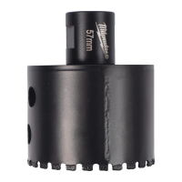 MILWAUKEE Vrták do obkladů a dlažby Diamond Max Ø 57 mm s upínáním M14, 1 ks 4932498358
