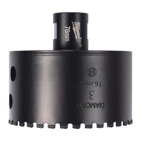 MILWAUKEE Vrták do obkladů a dlažby Diamond Max Ø 76 mm s upínáním M14, 1 ks 4932498363