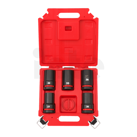 MILWAUKEE Sada 1″ dlouhých průmyslových hlavic 5 ks 4932498752