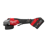 MILWAUKEE M18 FHSAG125XPDB2-802X M18 FUEL vysoce výkonná 125mm bruska s brzdou a kolébovým spínačem 4933493418