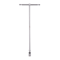 MILWAUKEE Nástrčný klíč s T-rukojetí a výkyvnou hlavicí Hex 13 mm 4932492682