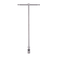 MILWAUKEE Nástrčný klíč s T-rukojetí a výkyvnou hlavicí Hex 17 mm 4932492686
