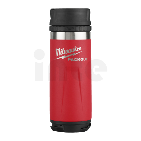 MILWAUKEE PAKCOUT láhev 532 ml s víčkem na pití červená 4932493473