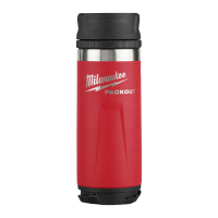 MILWAUKEE PAKCOUT láhev 532 ml s víčkem na pití červená 4932493473