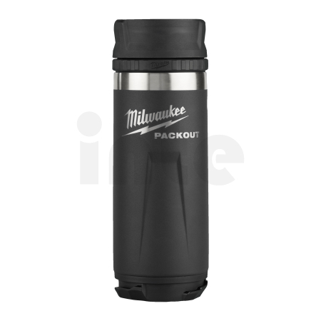 MILWAUKEE PACKOUT láhev 532 ml s víčkem na pití černá 4932493474