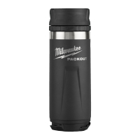 MILWAUKEE PACKOUT láhev 532 ml s víčkem na pití černá 4932493474