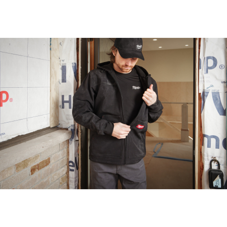 MILWAUKEE FREEFLEX SJ BL XL Softshellová bunda s kapucí černá, velikost XL, 4932498274