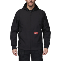 MILWAUKEE FREEFLEX SJ BL XXL Softshellová bunda s kapucí černá, velikost XXL, 4932498275