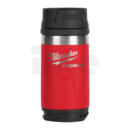MILWAUKEE PACKOUT Láhev s víčkem 355 ml červená 4932498977