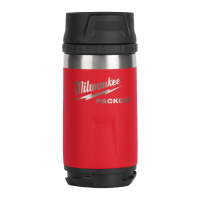 MILWAUKEE PACKOUT Láhev s víčkem 355 ml červená 4932498977