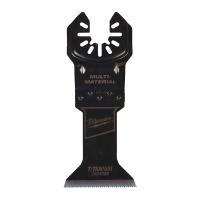 MILWAUKEE Bimetalový ponorný nůž pro řezání měkkých kovů, šroubů, hřebíků, PVC a sádrokartonu 45 mm, 10 ks, 48851269
