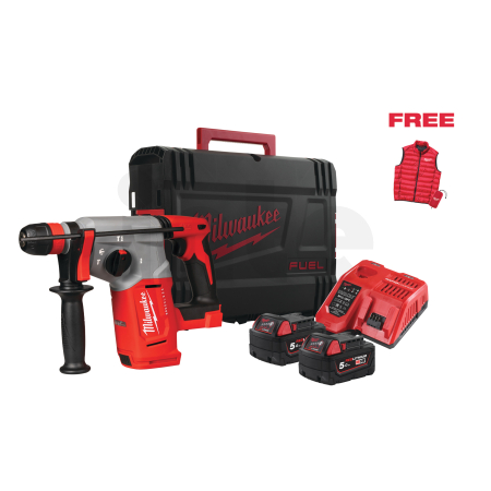 MILWAUKEE M18 BLHXMC-502X POWER PACK IN2 Aku kombinované kladivo SDS-plus 4933499459