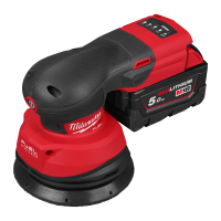 MILWAUKEE M18 FROS125-502X FUEL 125 mm excentrická bruska 4933498254