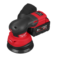 MILWAUKEE M18 FROS125-502X FUEL 125 mm excentrická bruska 4933498254