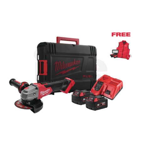 MILWAUKEE M18 FSAG125XBMC-502X POWER PACK IN2 Aku úhlová bruska 125 mm 4933499453