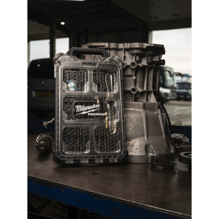 MILWAUKEE Sada závitníků a matric PACKOUT s rukojetí Hex-LOK 2 v 1 4932498721
