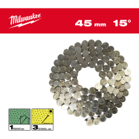 MILWAUKEE Hřebíky 15° ve svitku 3,05x45 mm /RS/G - ks 1440 (vhodné pro M18 FRCN45) 4932499315