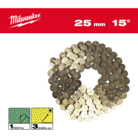 MILWAUKEE Hřebíky 15° prstencové RH 3,05 x 25 mm / SS / G - 2160 ks 4932499317