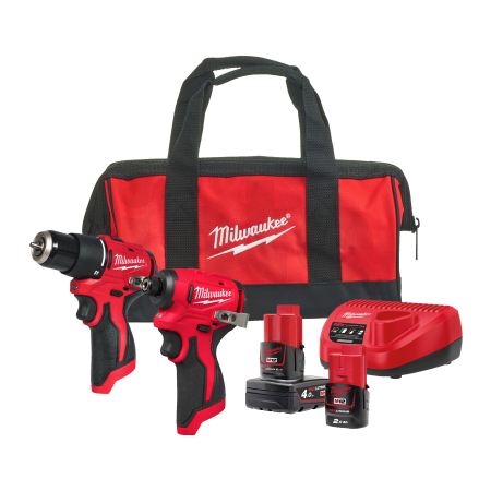 MILWAUKEE M12™ sada kompaktního bezuhlíkového nářadí 4933500425