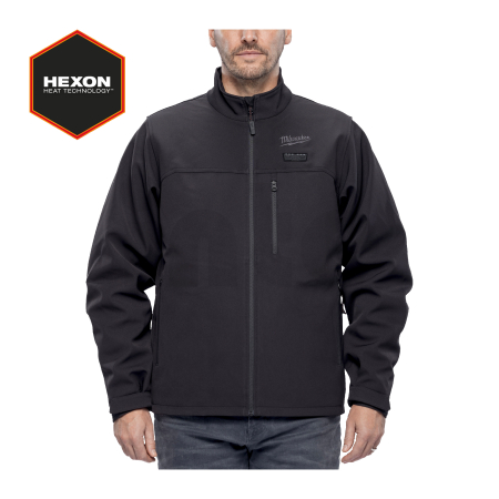 MILWAUKEE M12 HJBL6-0 (XL) HEXON Vyhřívaná bunda černá 4932493822