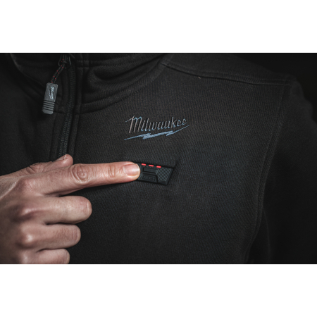 MILWAUKEE M12 HPVBL3-0 (XL) HEXON Vyhřívaná vesta černá 4932493845