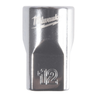 MILWAUKEE 3/8'' Drive Metric Standard 12-Point Socket 4932498804