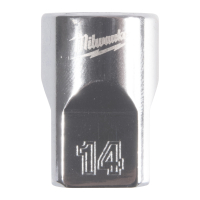 MILWAUKEE 3/8'' Drive Metric Standard 12-Point Socket 4932498806
