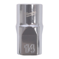 MILWAUKEE ½″ nástrčný klíč metrický standardní 12-hranový 14 mm 4932498824