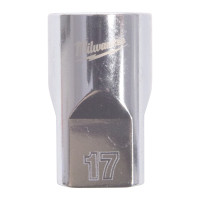 MILWAUKEE 1/2'' Drive Metric Standard 12-Point Socket 4932498827