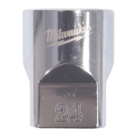 MILWAUKEE 1/2'' Drive Metric Standard 12-Point Socket 4932498834