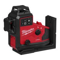 MILWAUKEE M12™ zelený laser s automatickým zarovnáním 360° ve 3 rovinách 4933499001