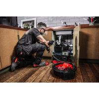 MILWAUKEE M12 HSFSM-602 vysokorychlostní čistič potrubí s ohebnou hřídelí, 2x baterie 6,0 Ah + nabíječka 4933498378