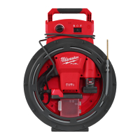 MILWAUKEE M12 HSFSM-602 vysokorychlostní čistič potrubí s ohebnou hřídelí, 2x baterie 6,0 Ah + nabíječka 4933498378