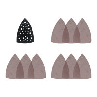 MILWAUKEE Power Grid 100×147 mm, H&L, GR 80/120/180, sada s podložkou Pad Saver – 10 ks 4932500185