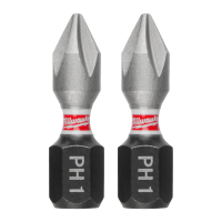 MILWAUKEE Šroubovací bity PH 1 x 25 mm SHOCKWAVE Impact Duty 3 ks 4932500352