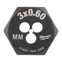 MILWAUKEE Šestihranné závitové oko M3–0,60 mm 4932500608