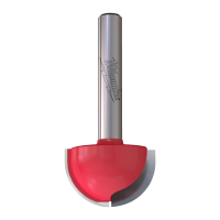 MILWAUKEE Žlábkovací fréza s rádiusem, upínání 8 mm, 30 / 70 mm – 1 ks 4932500974