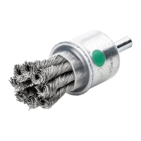 MILWAUKEE Štětcový kartáč S6 19×28×72 mm, nerezový, splétaný drát 0,35 mm – 3 ks 4932501731