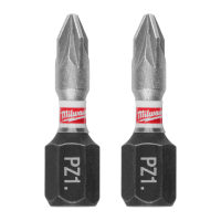 MILWAUKEE Šroubovací bity PZ1 x 25 mm SHOCKWAVE Impact Duty 3 ks 4932500355