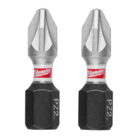 MILWAUKEE Šroubovací bity PZ2 x 25 mm SHOCKWAVE Impact Duty 3 ks 4932500356