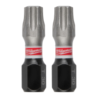 MILWAUKEE Šroubovací bity TX 30 x 25 mm SHOCKWAVE Impact Duty (3 ks) 4932500366