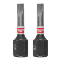 MILWAUKEE Šroubovací bity SL 0.8x5.5 x 25 mm SHOCKWAVE Impact Duty (3 ks) 4932500387
