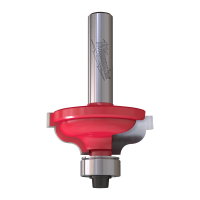 MILWAUKEE Fréza Roman Ogee se stopkou 8 mm, 34 mm – 1 ks 4932501039