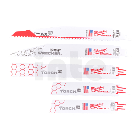 MILWAUKEE Sada pilových plátků SAWZALL (5 ks) 49472205
