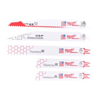 MILWAUKEE Sada pilových plátků SAWZALL (5 ks) 49472205