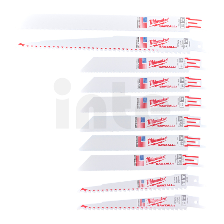 MILWAUKEE Sada pilových plátků SAWZALL (10 ks) 49472211