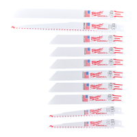 MILWAUKEE Sada pilových plátků SAWZALL (10 ks) 49472211